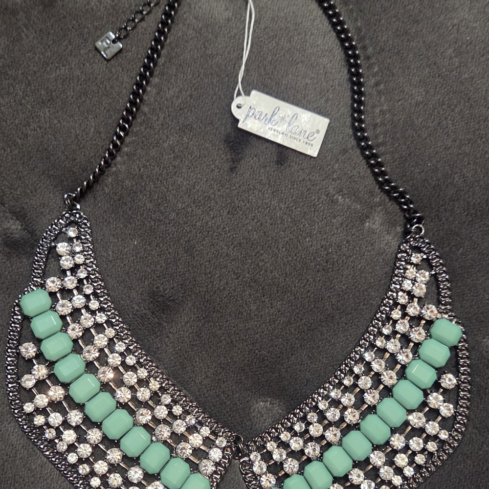 Park Lane Turquoise and Silver Necklace